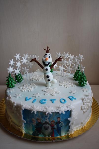 Frozen - Cake by  	RusuPaula