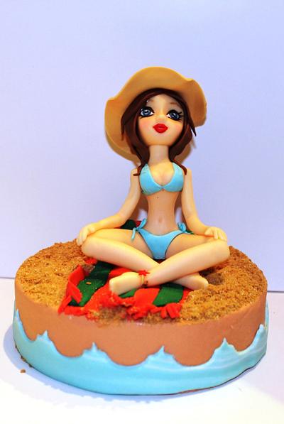 Relax en la playa - Relax on the beach - Cake by Machus sweetmeats