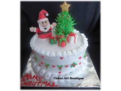 Christmas Cake! - Cake by Cakes Art Boutique