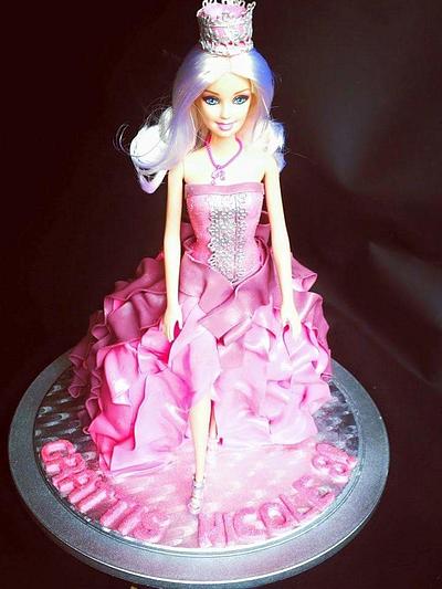 Barbie dress - Cake by Jennylangberg