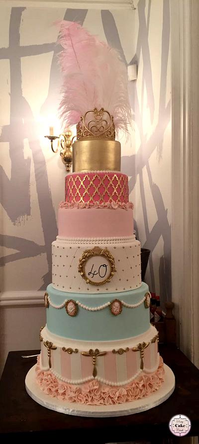 Marie Antoinette cake - Cake by prettycakecrush