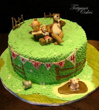 Masha and the Bear - Cake by Tatyana Cakes