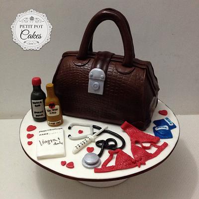 Doctor Bag for a naughty one - Cake by Nipuni Sangakkara - Petit Pot Cakes