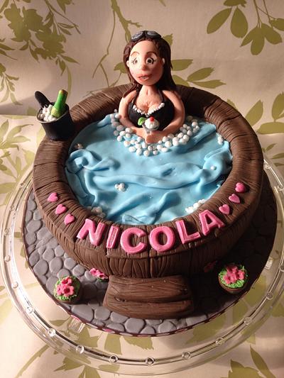 Nicola's jacuzzi - Cake by CandyCakes