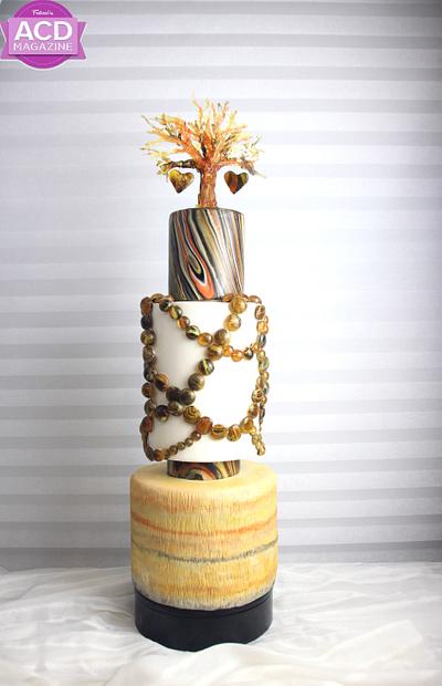 Tiger's Eye Tree of Life ....All that Glitters Showcase - Cake by Artym 