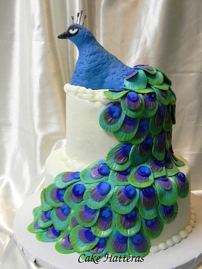 Peacock - Cake by Donna Tokazowski- Cake Hatteras, Martinsburg WV