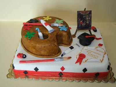 Cake master's degree in art history - Cake by Marilena
