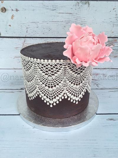 Simple ganache cake  - Cake by Natasha Rice Cakes 