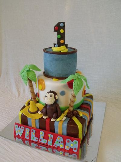Curious George - Cake by DGoettsche13