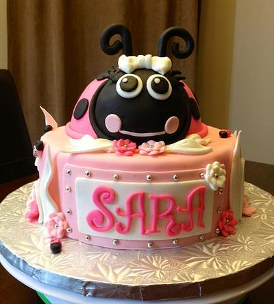 Pink Bug - Cake by Jennifer Jeffrey