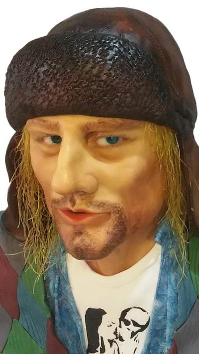 Kurt Cobain 3D  - Cake by MisdulcesSisi