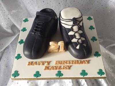 Irish Dance Shoes  - Cake by irisheyes