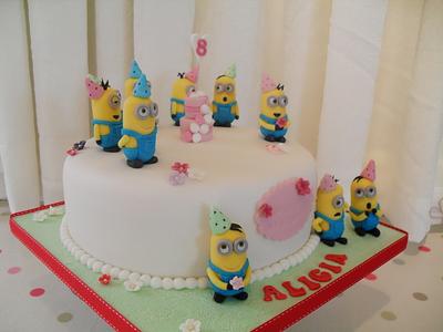 Minion Party - Cake by Marie 2 U Cakes  on Facebook