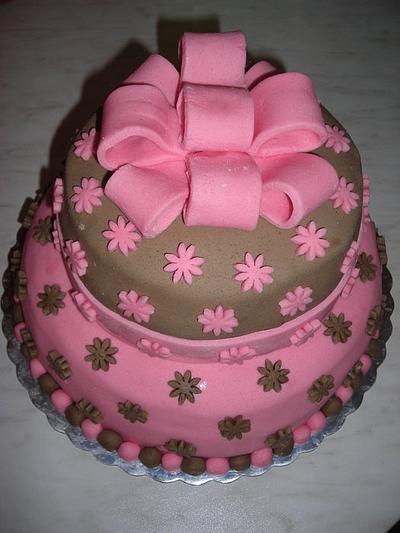 Bow cake! - Cake by viktoriap