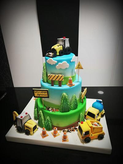 Construction cake - Cake by Cupcakesfairy