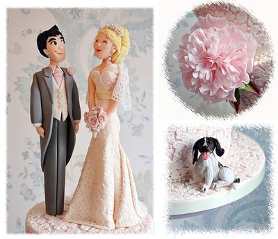 Amy and Stuart's wedding cake - Cake by Julie