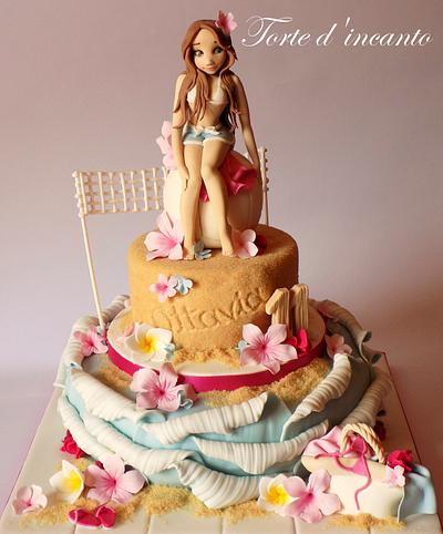 Beach volley cake - Cake by Torte d'incanto - Ramona Elle