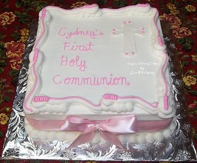 1st Communion - Cake by Sugar Sweet Cakes