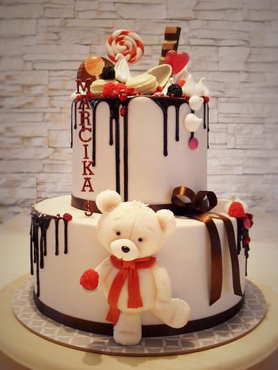 birthday drip cake - Cake by timea