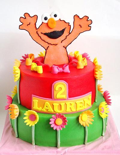 Elmo - Cake by verjaardagstaartenbestellen.nl by Linda