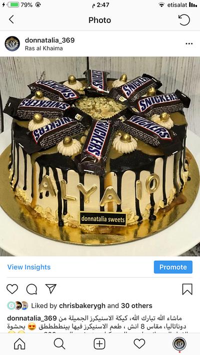 Snickers cake - Cake by donnatalia369