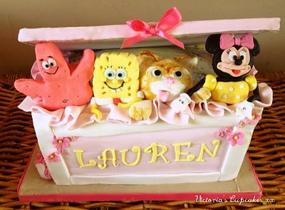Toy Box/Chest Cake - Cake by Victoria Jayne