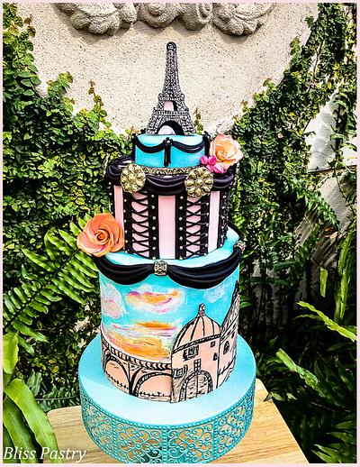 Sunrise in Paris - Cake by Bliss Pastry