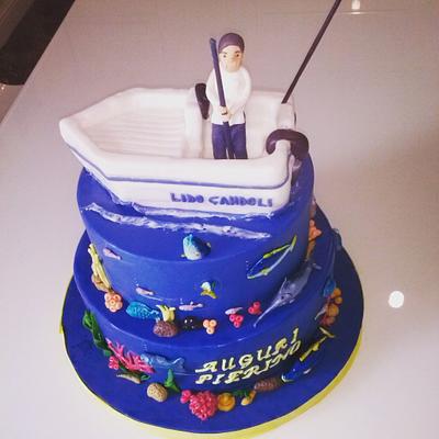 Marine cake - Cake by Mariana Frascella