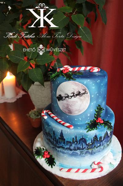 Santa Claus is coming to town - Cake by Fatiha Kadi