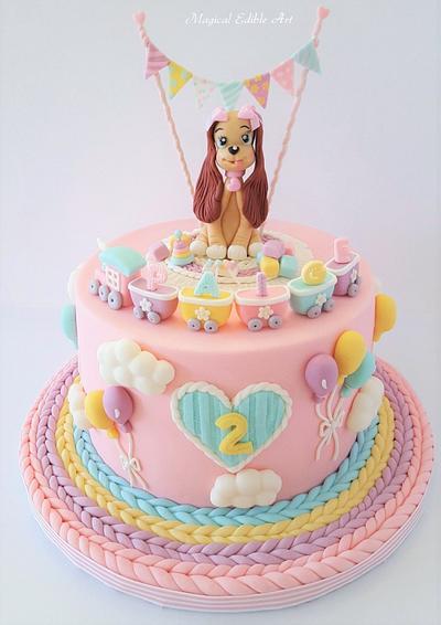 puppy birthday cake - Cake by Zohreh