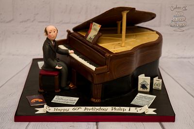Grand piano cake - Cake by Cakes By No More Tiers (Fiona Brook)