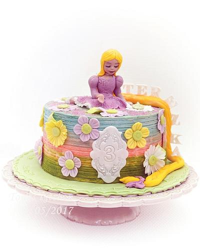 Little Rapunzel  - Cake by Cakes by Toni