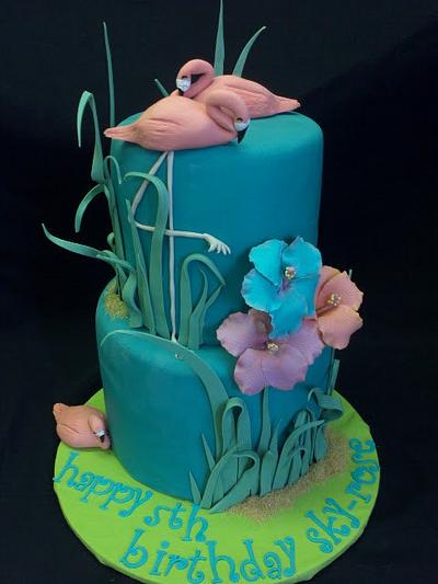 Flamingo - Cake by Elyse Rosati