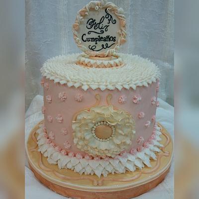 "Feliz Cumpleanos" - Cake by Eicie Does It Custom Cakes