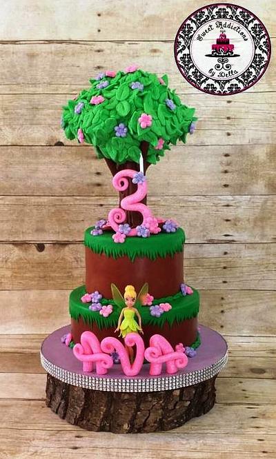 Tinkerbell's Enchanted Gardens - Cake by Tastebuds Cakery