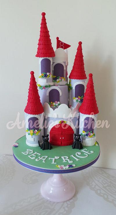 Princess castle - Cake by Helen Ward