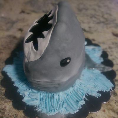 Great White Shark - Cake by EllieSweets