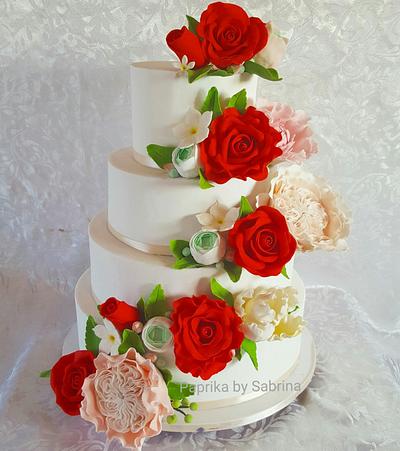 Wedding Cake - Cake by Sabrina Antinucci