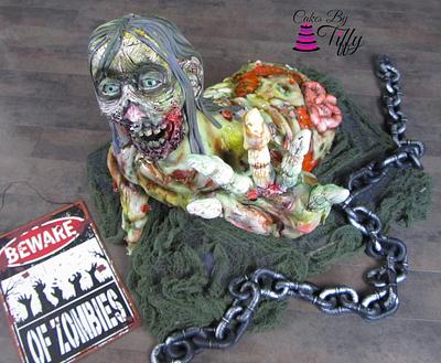 Zombie Cake - Cake by Cakesbytiffy