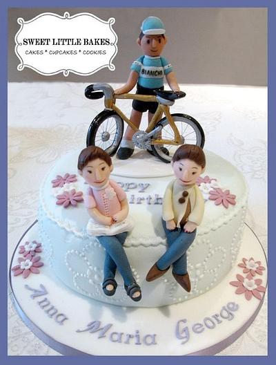 One man and two ladies. - Cake by SLBakes