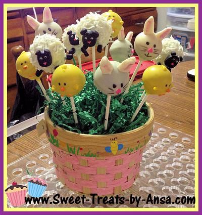 Easter Cake pops - Cake by Ansa