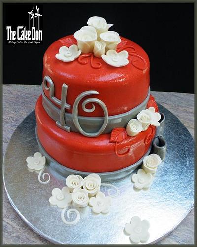 THE 40th WEDDING ANNIVERSARY CAKE - Cake by TheCakeDon