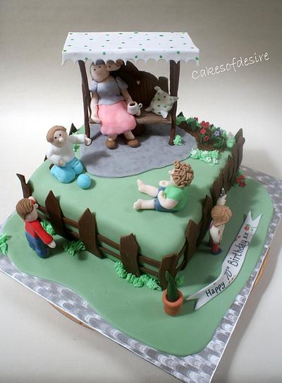 Bespoke 70th birthday cake - Cake by cakesofdesire