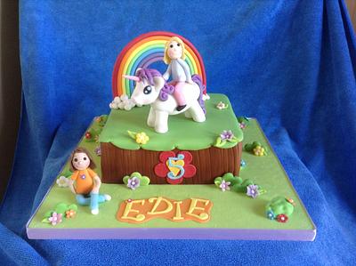 Unicorn cake - Cake by Deborah Cubbon (the4manxies)