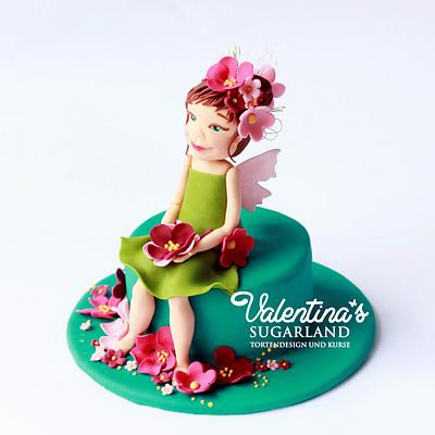 Cute Flower Girl - Cake by Valentina's Sugarland