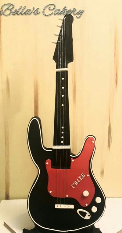 Fender Guitar  - Cake by Bella's Cakes 