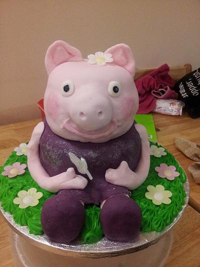 Peppa Pig - Cake by Carrie Allan