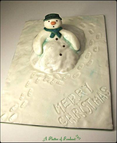 The Snowman - Cake by Jen McK Evans