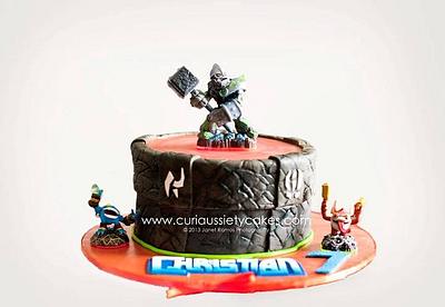 Skylanders Light up Portal cake - Cake by CuriAUSSIEty  Cakes