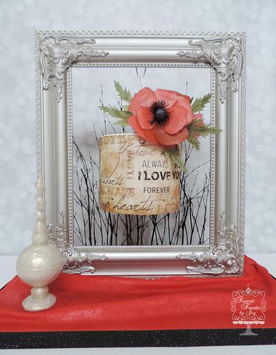 Hanging Poppy - Cake by Joy Thompson at Sweet Treats by Joy
